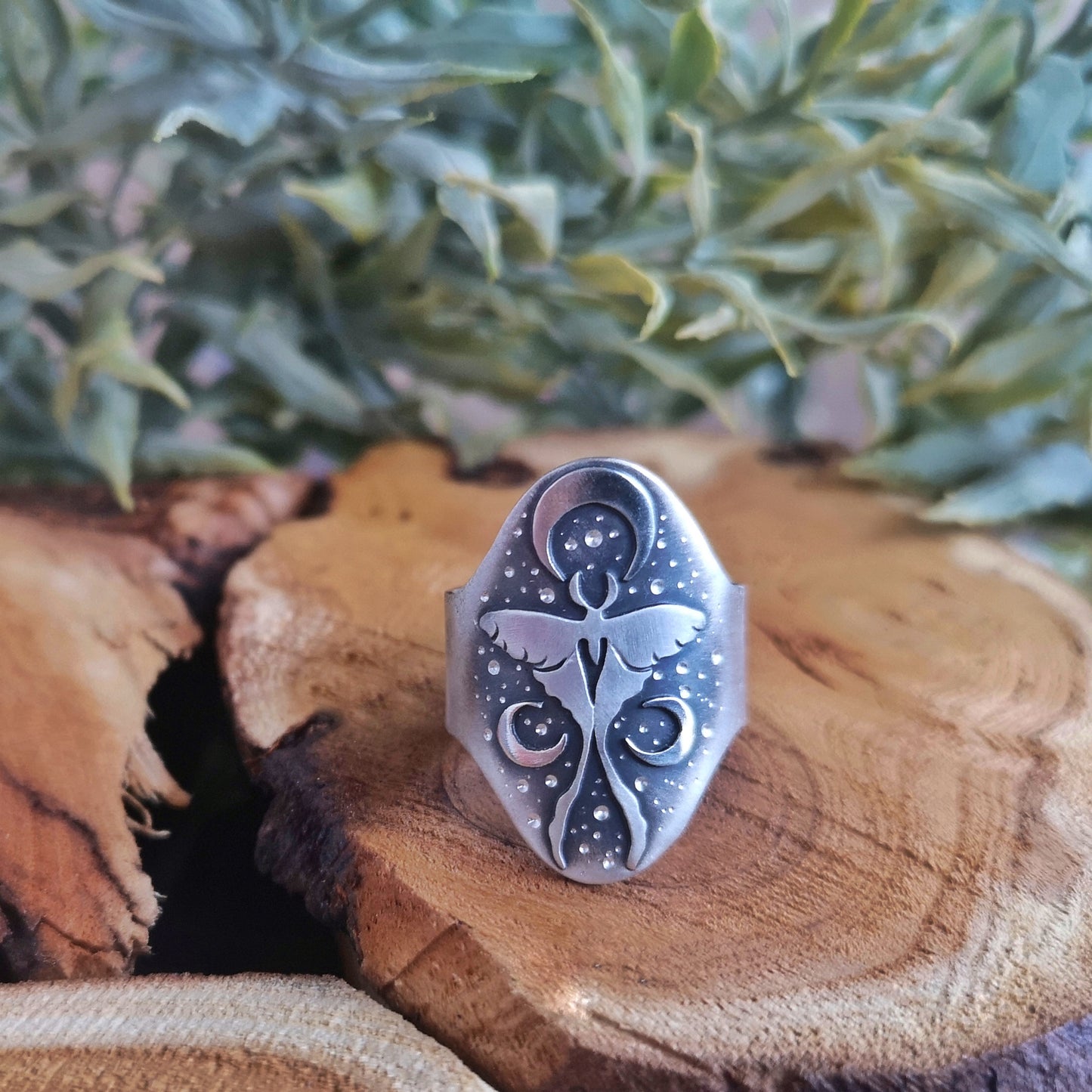 The Luna Moth Ring