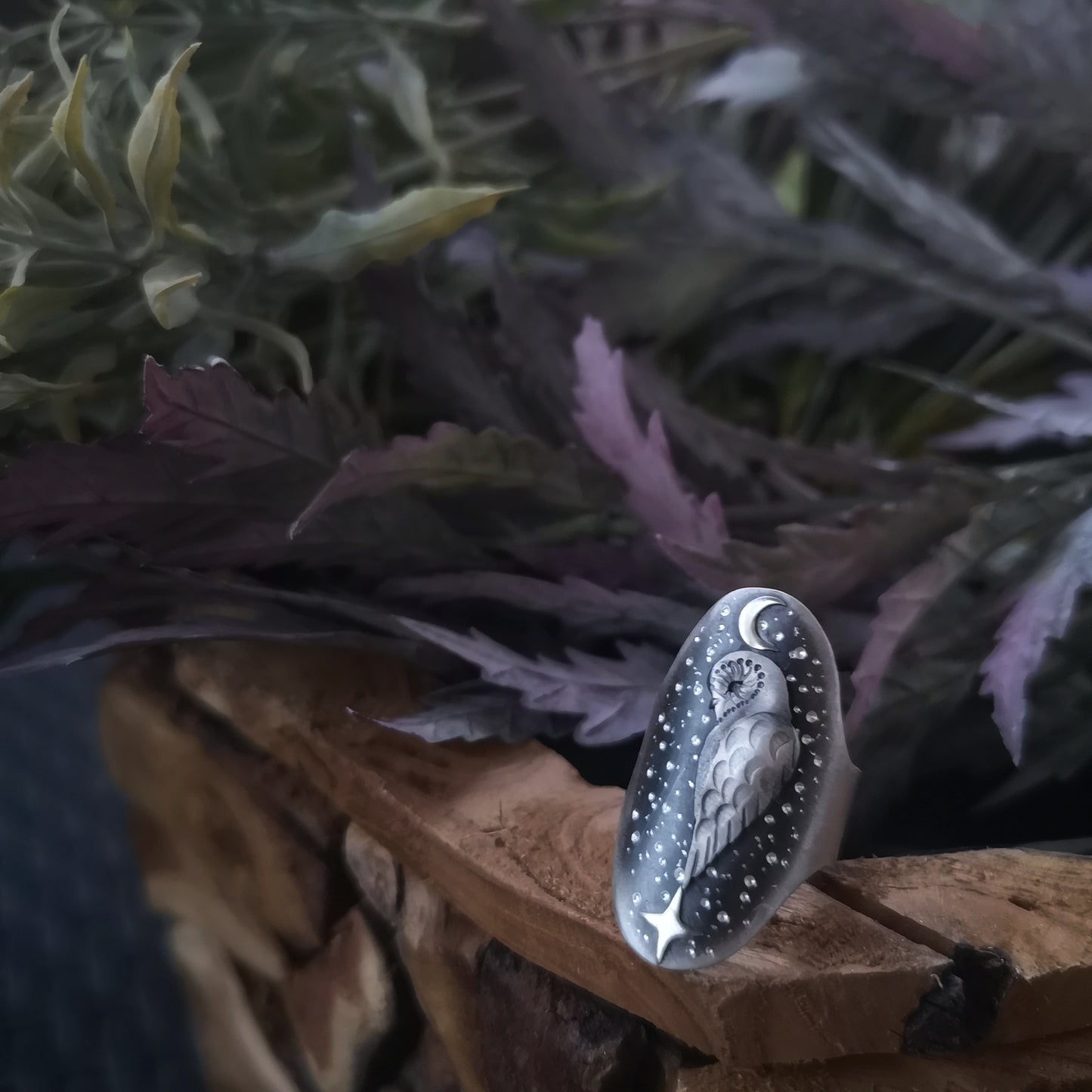 The Barn Owl Totem Ring