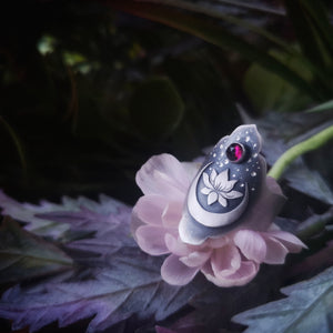 The Lotus & The Moon Ring