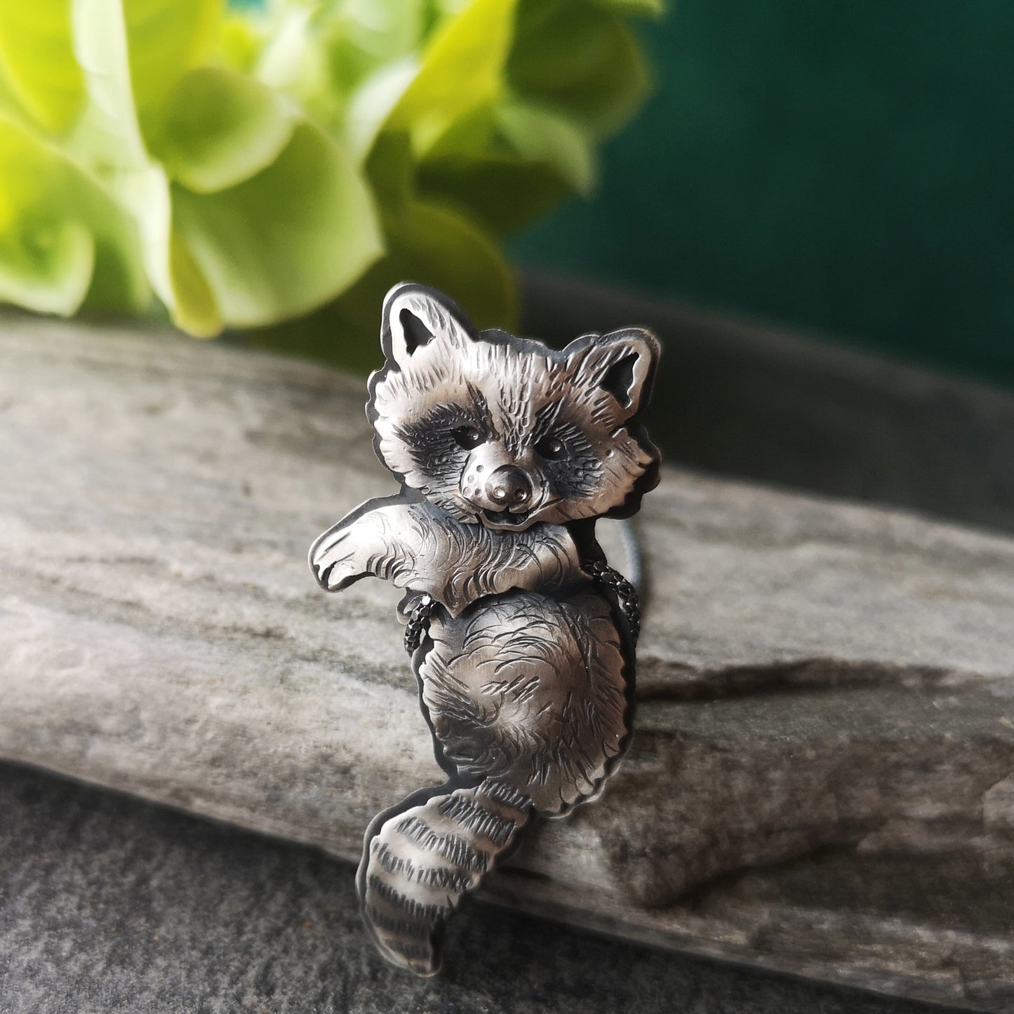 The Baby Raccoon Necklace