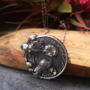 The Royal Fly Catcher & Orchid Necklace