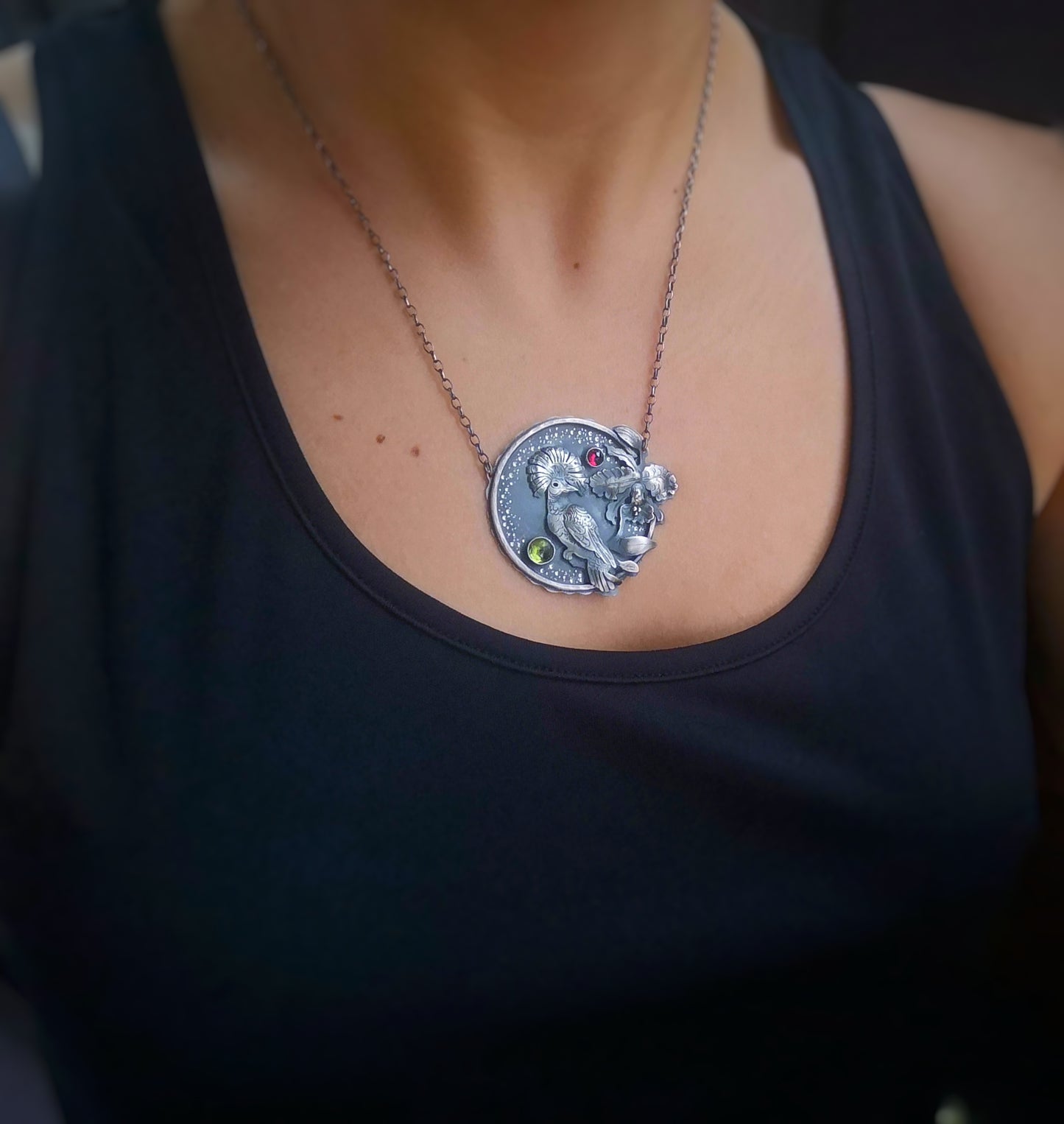 The Royal Fly Catcher & Orchid Necklace