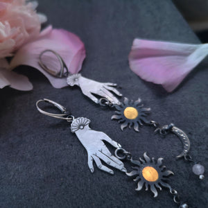 Love & Light Earrings - Rose Quartz