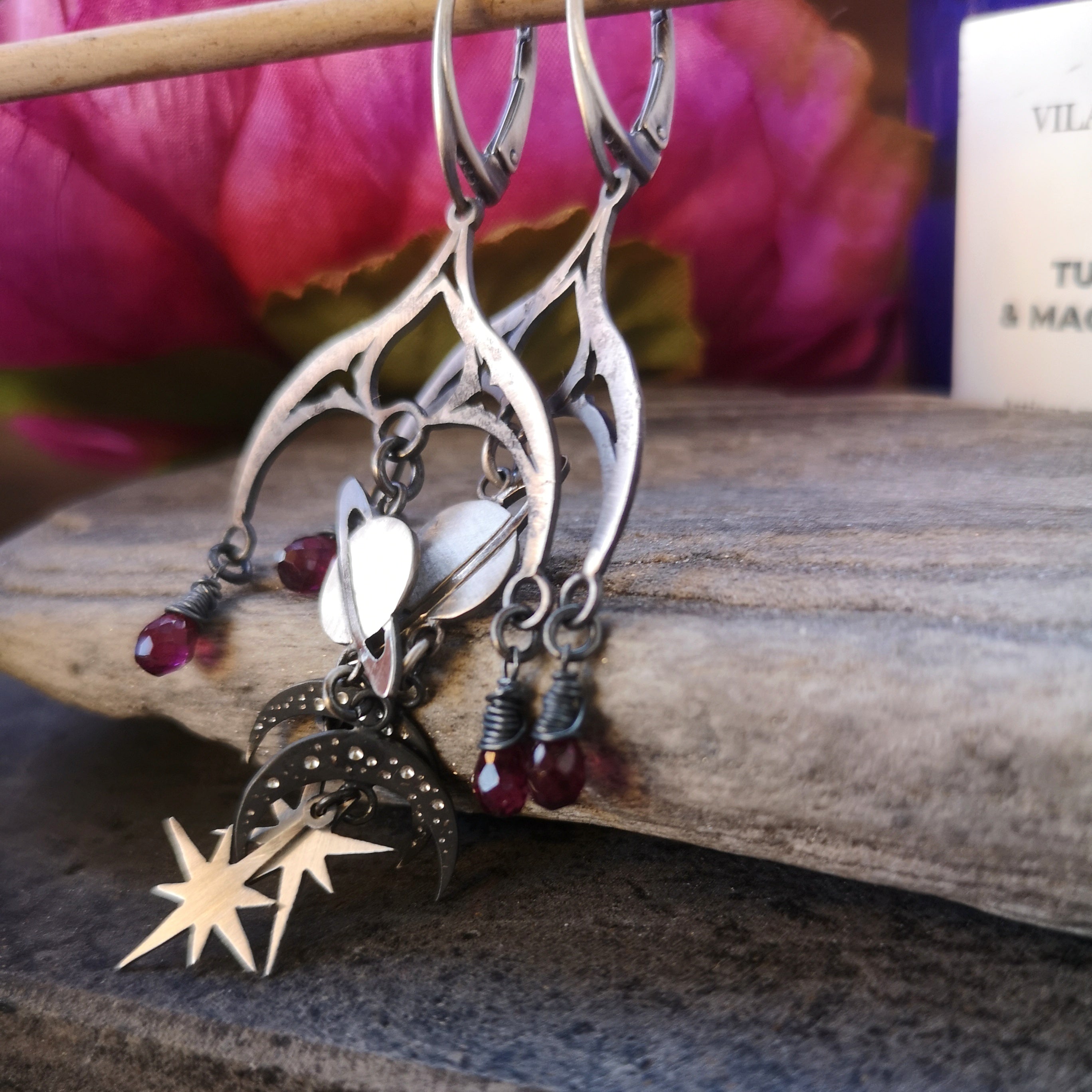 The Universe Love Mobile Earrings