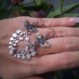 The Spring Moth Earrings