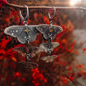 The Moth Ombre Mobile Earrings