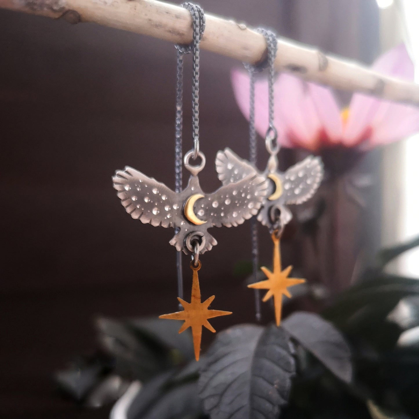 The Hawk Threader Earrings