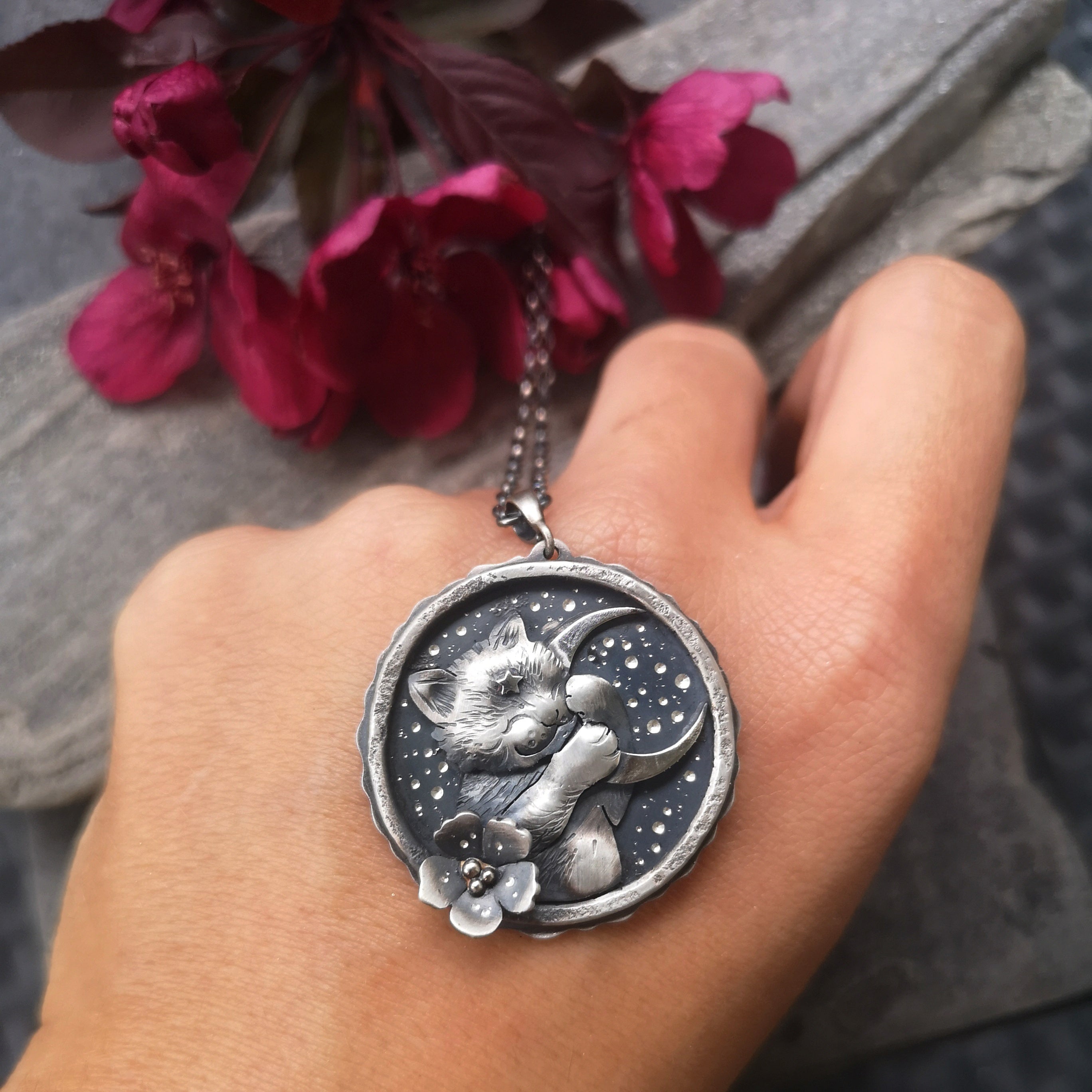 The Moon Kitten Necklace