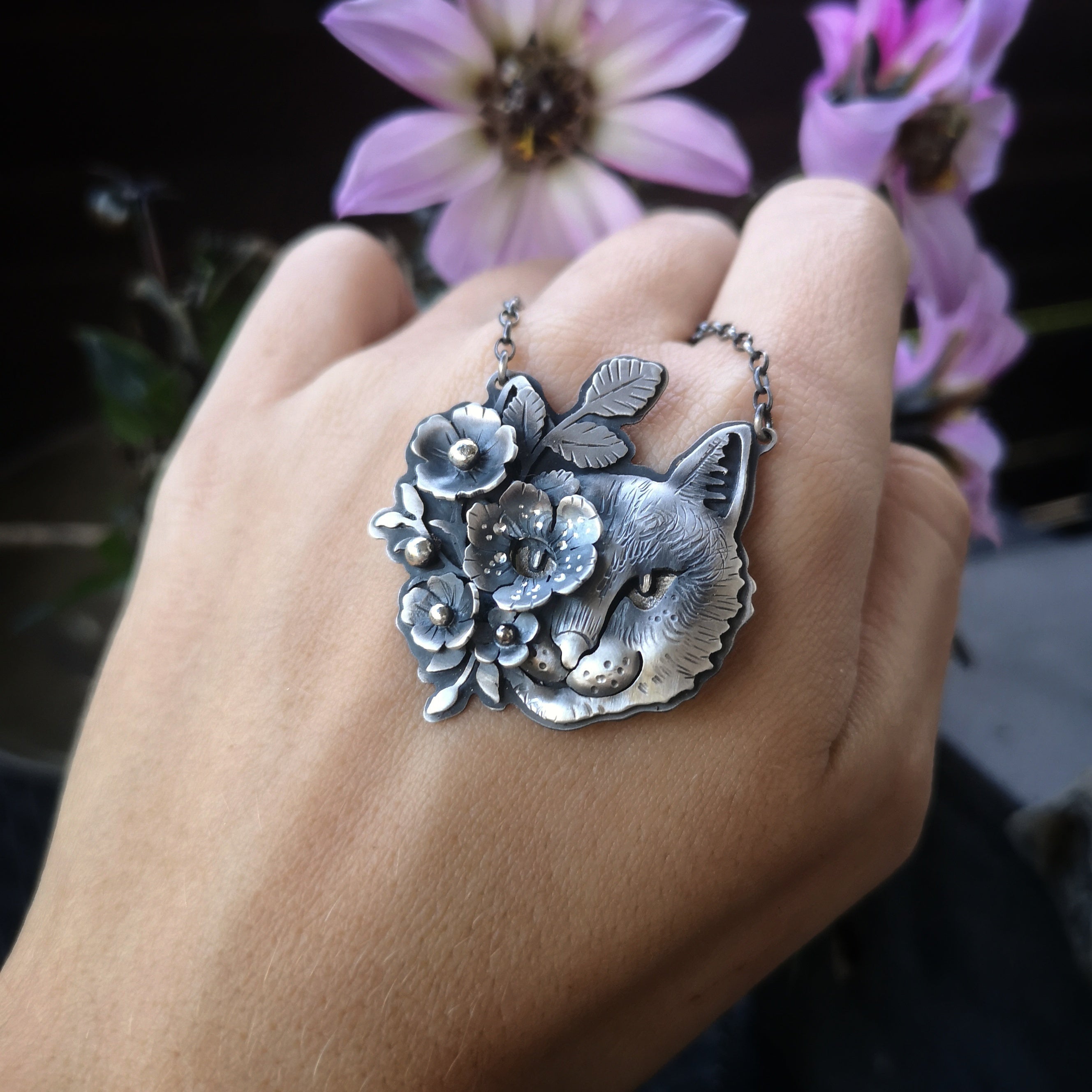 The Secret Garden Cat Necklace