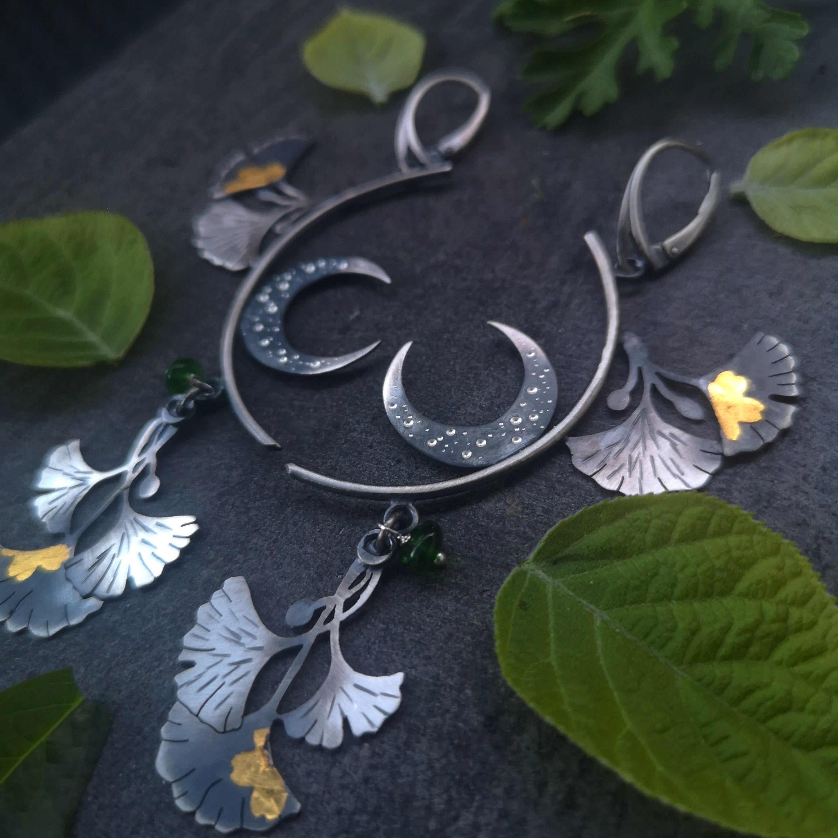 The Moon Goddess Mobile Earrings