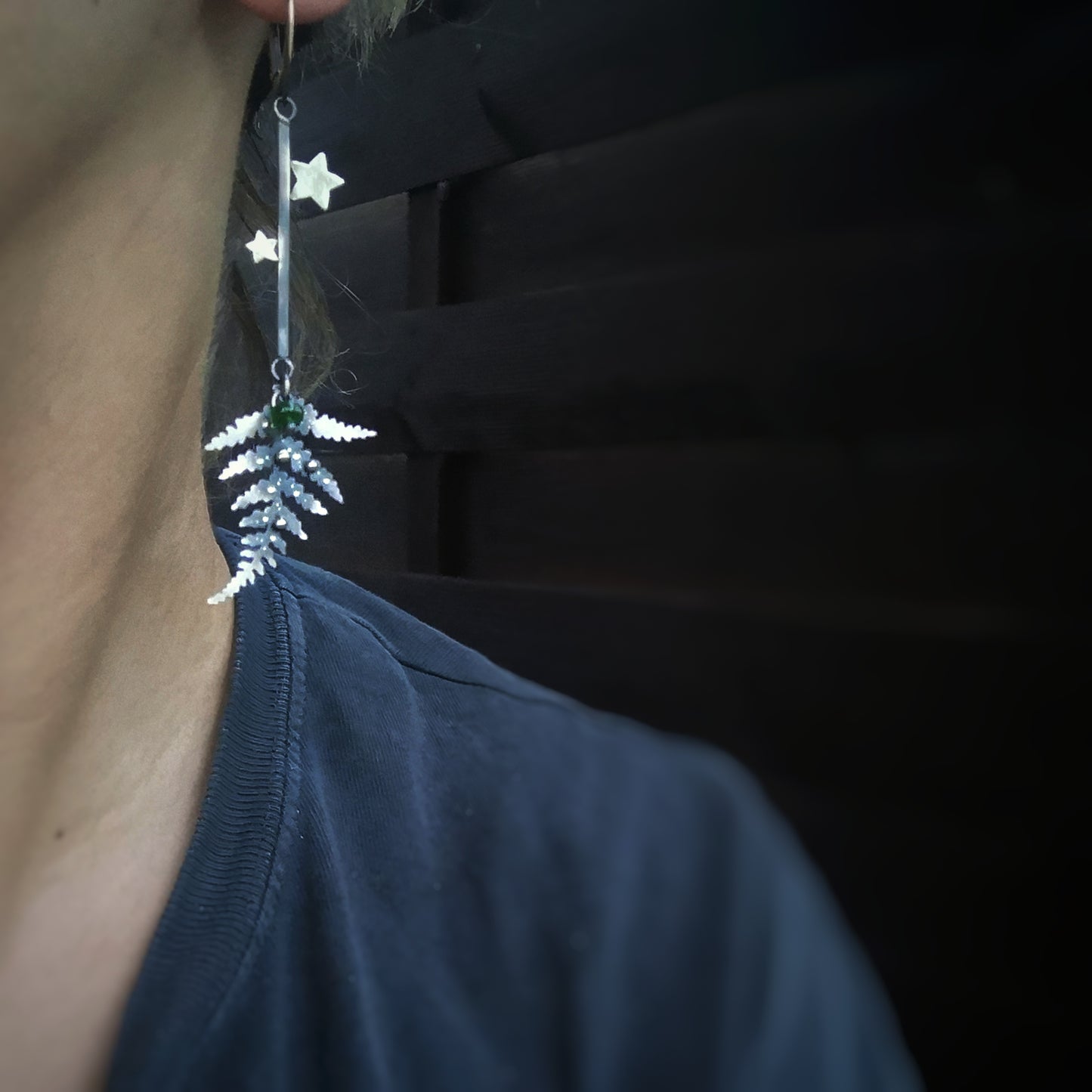 The Fern Glowing Goddess Earrings