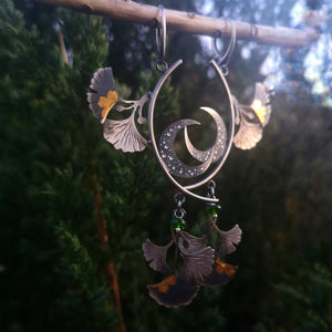 The Moon Goddess Mobile Earrings