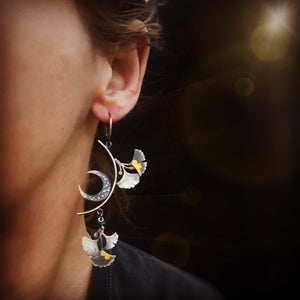 The Moon Goddess Mobile Earrings