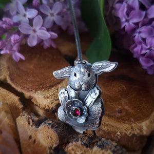 Nature's Whisper - Summer Bunny Necklace