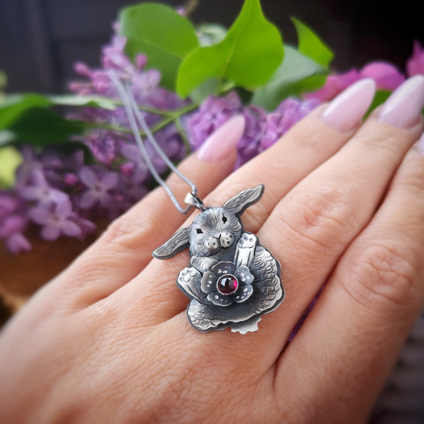 Nature's Whisper - Summer Bunny Necklace