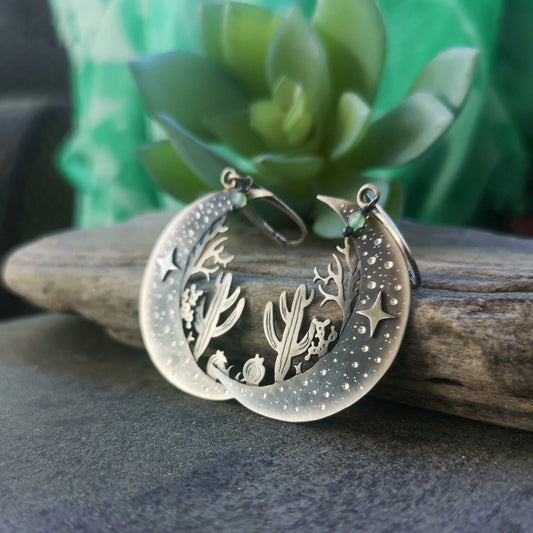 CUSTOM- The Desert Landscape Earrings