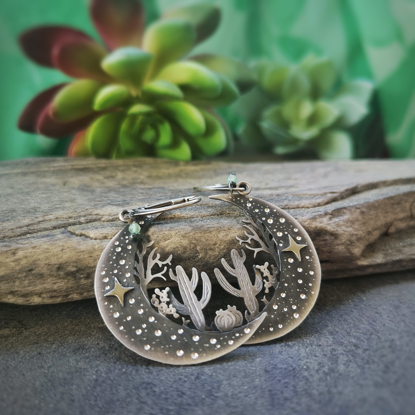 CUSTOM- The Desert Landscape Earrings