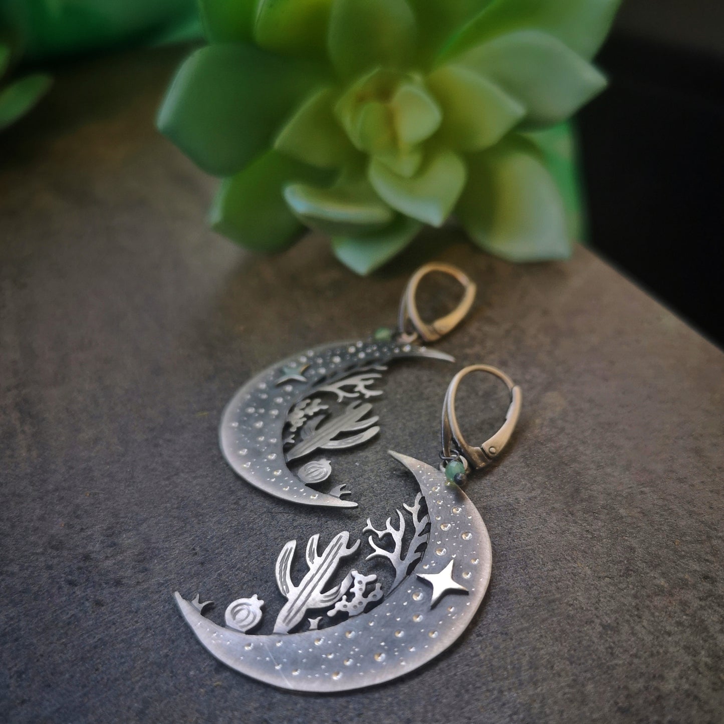 CUSTOM- The Desert Landscape Earrings