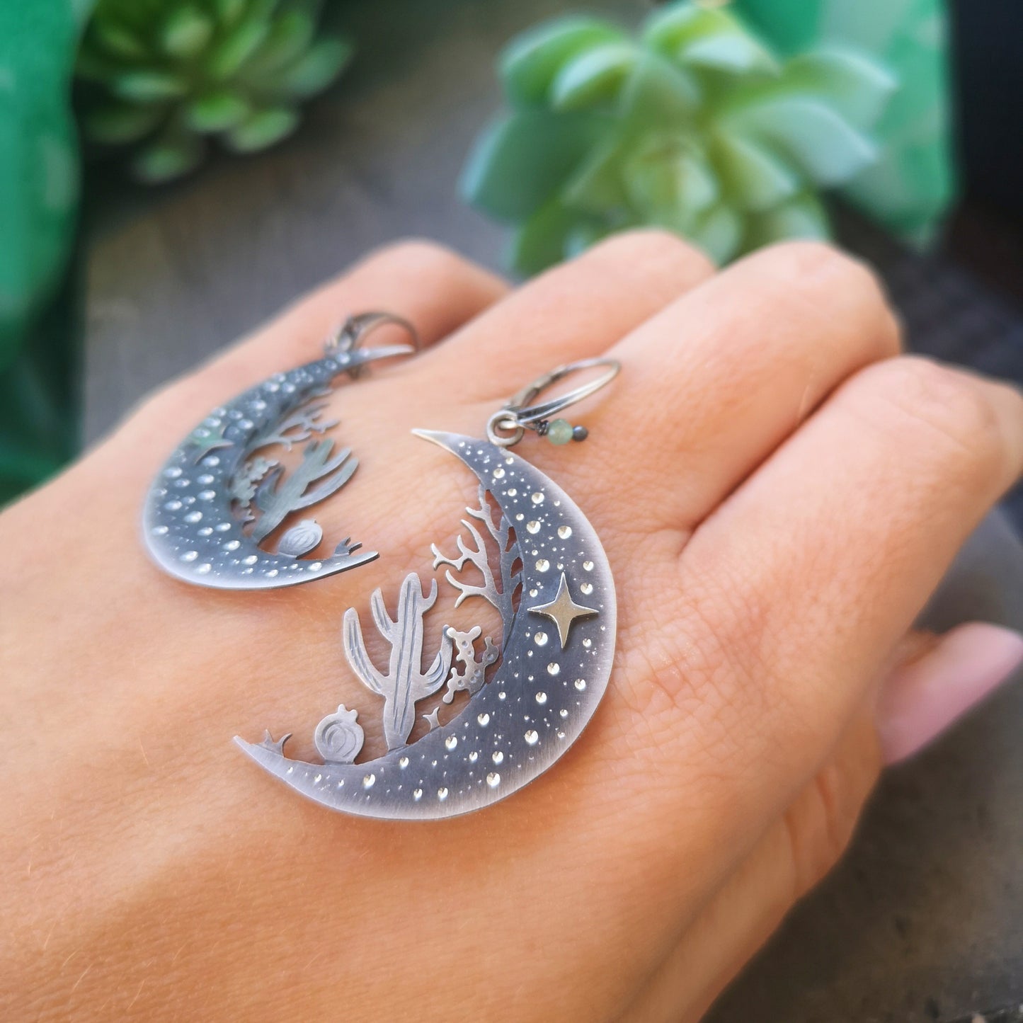 CUSTOM- The Desert Landscape Earrings