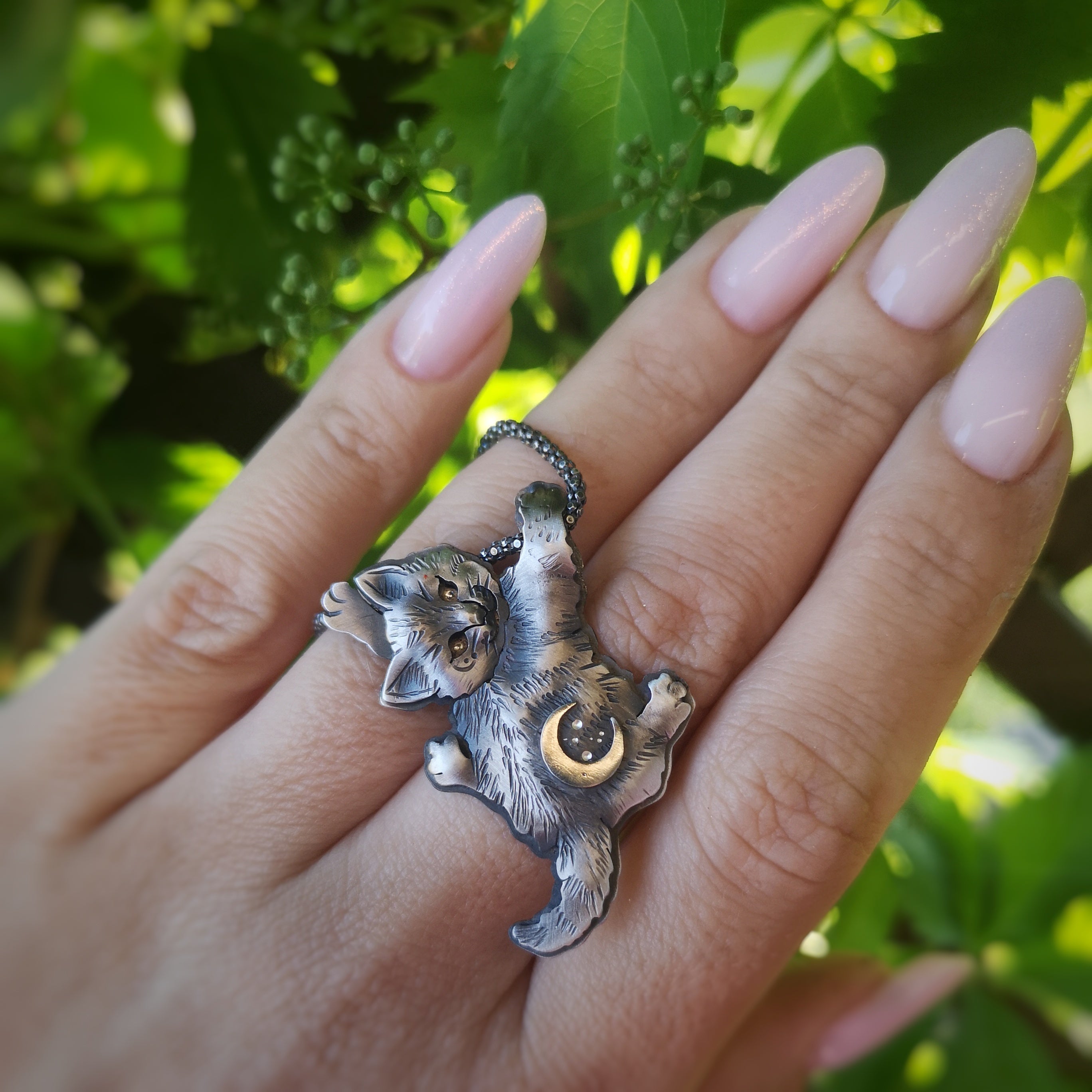 The Climbing Kitten Necklace