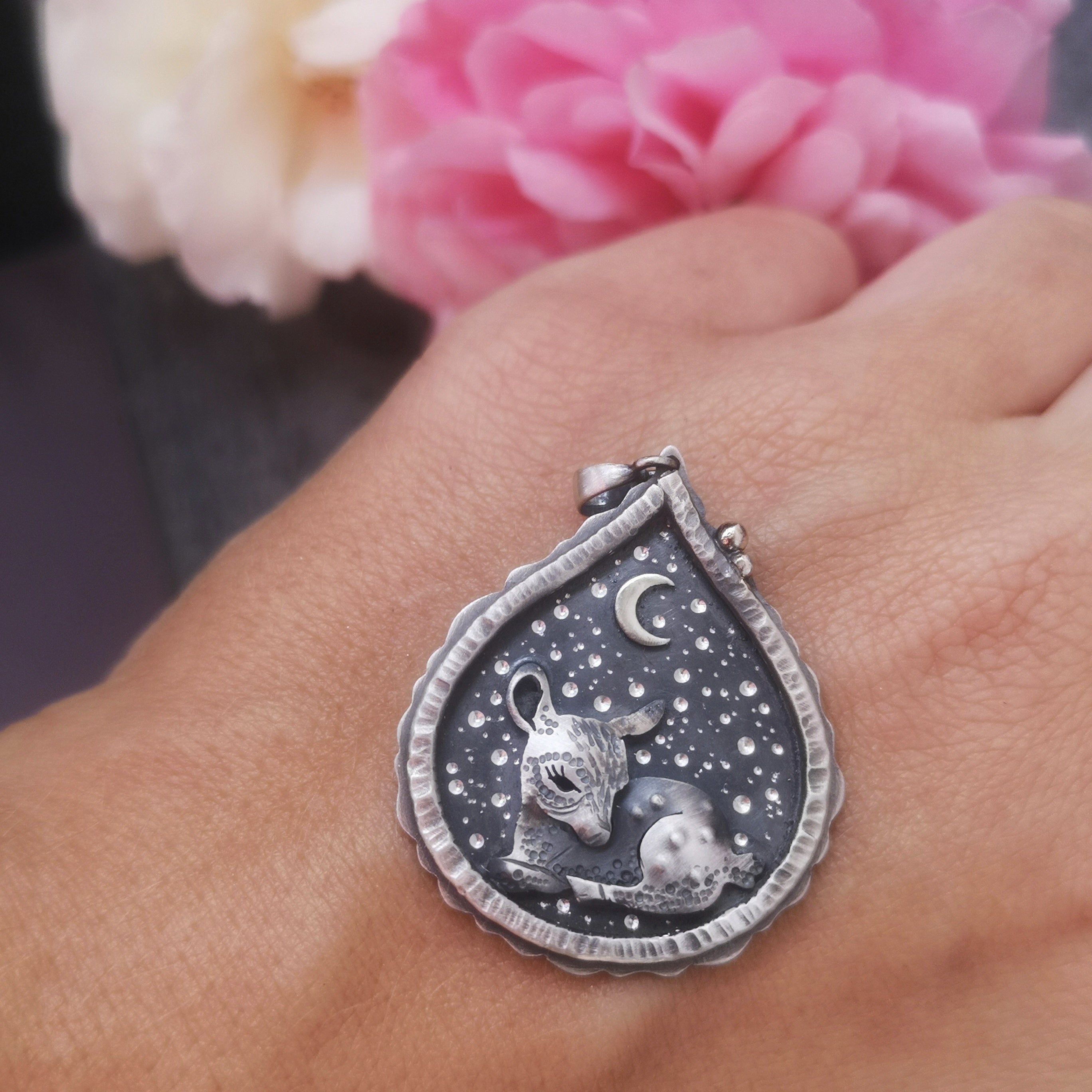 The Fawn - Drop Shadowbox Necklace