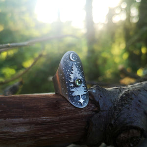 The Wild Pine Saddle Ring
