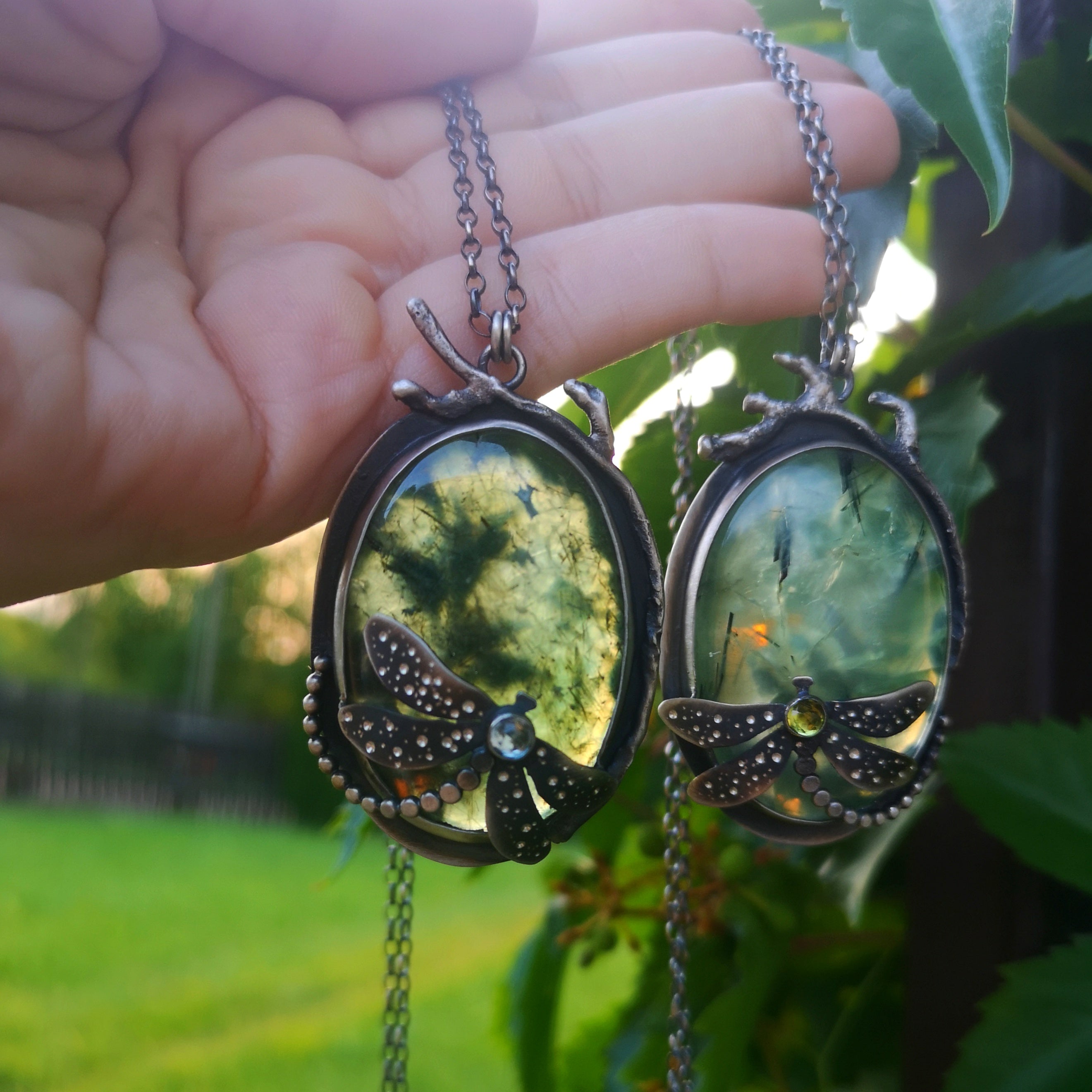 The Blue Dragonfly Necklace