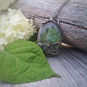 The Green Dragonfly Necklace