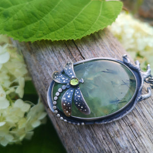 The Green Dragonfly Necklace