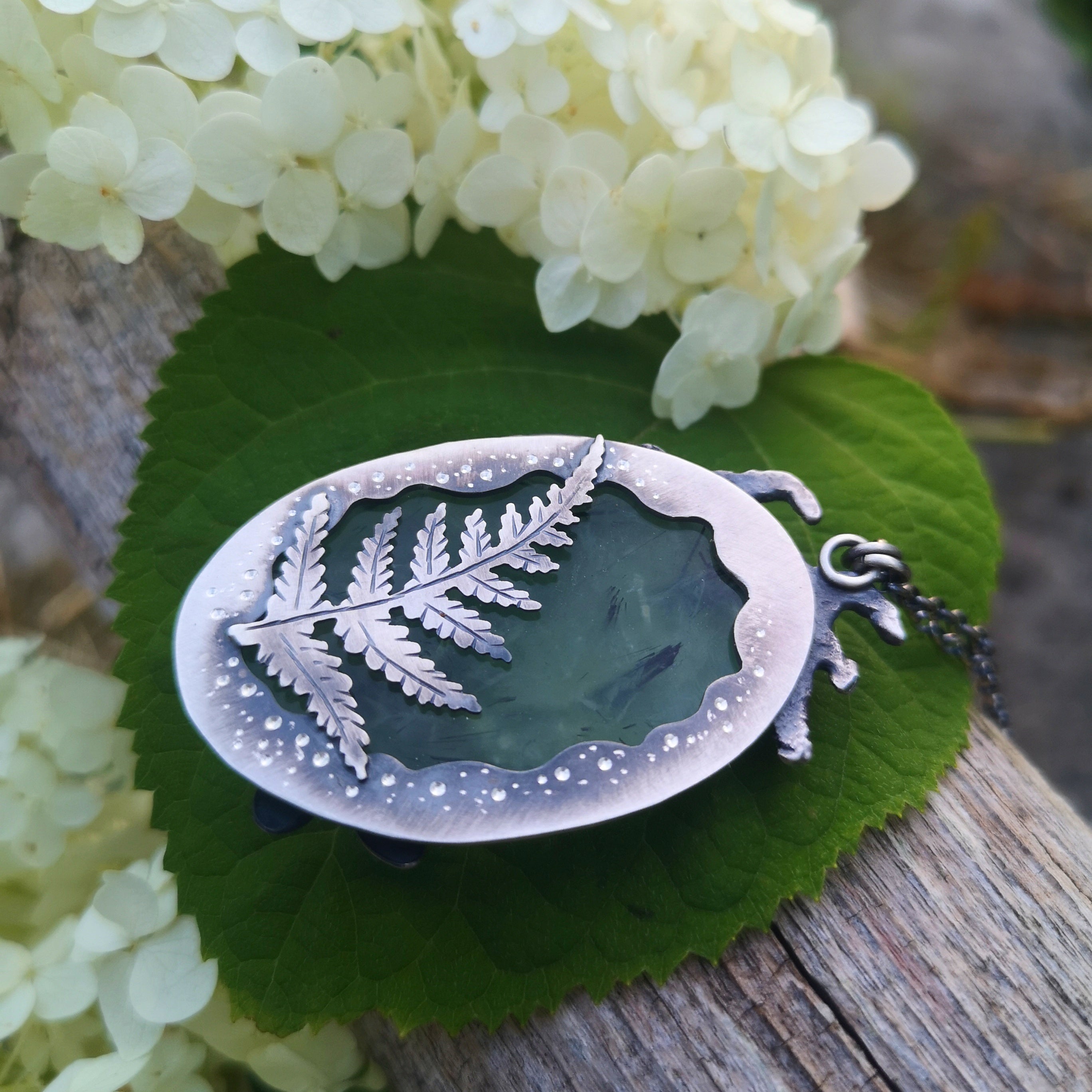The Green Dragonfly Necklace