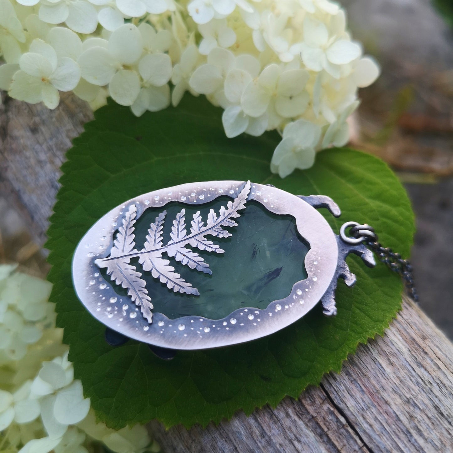 The Green Dragonfly Necklace