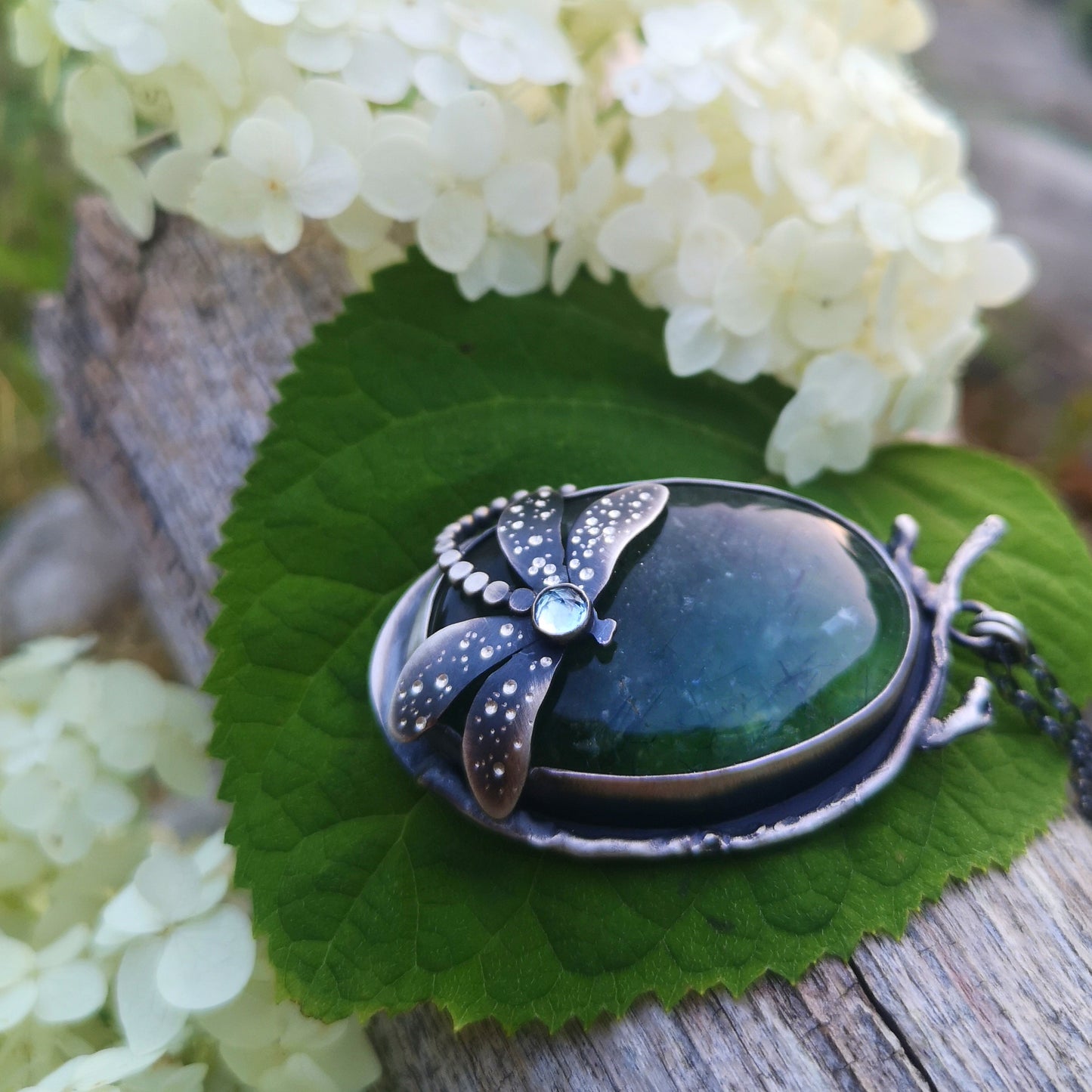 The Blue Dragonfly Necklace