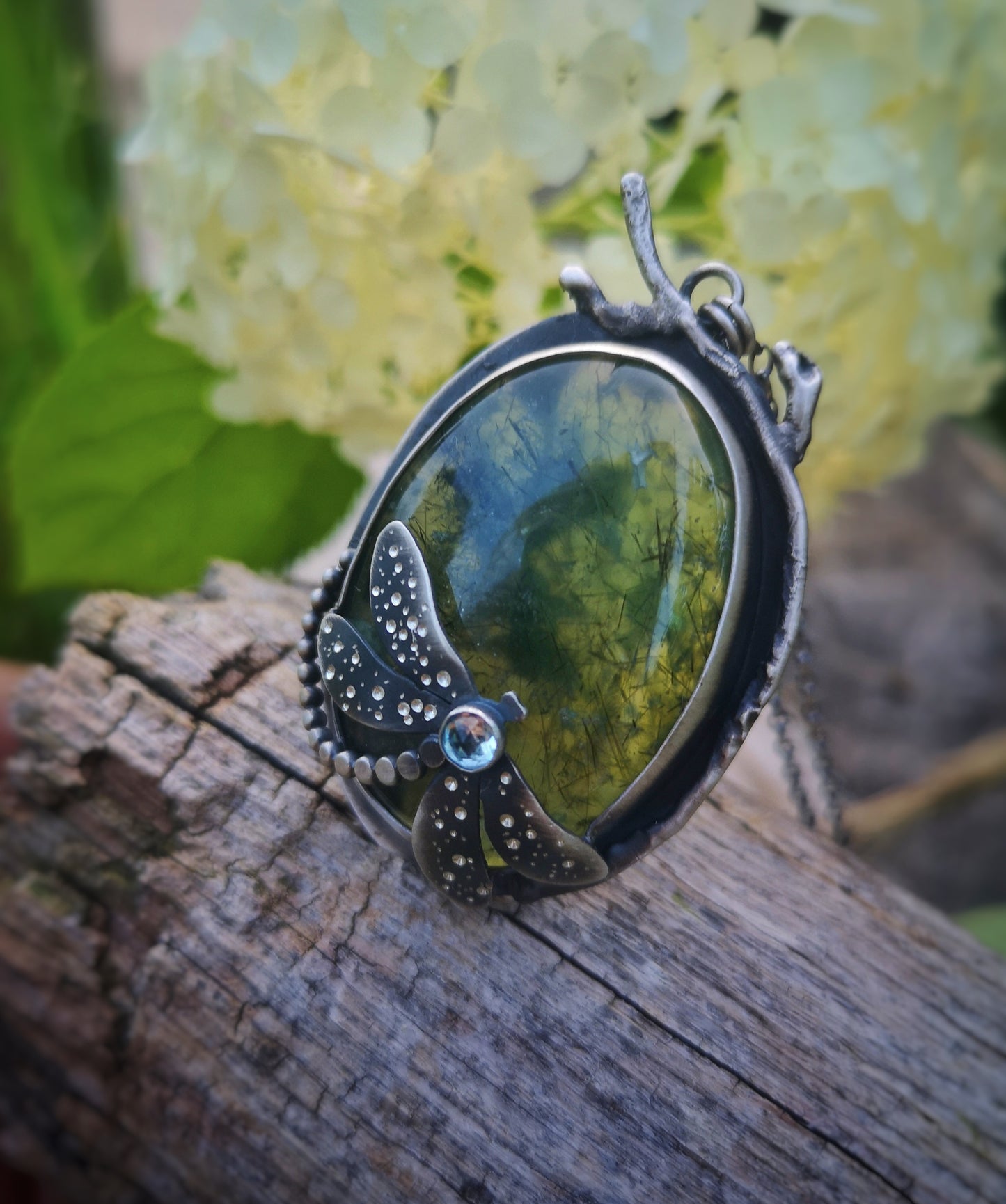 The Blue Dragonfly Necklace