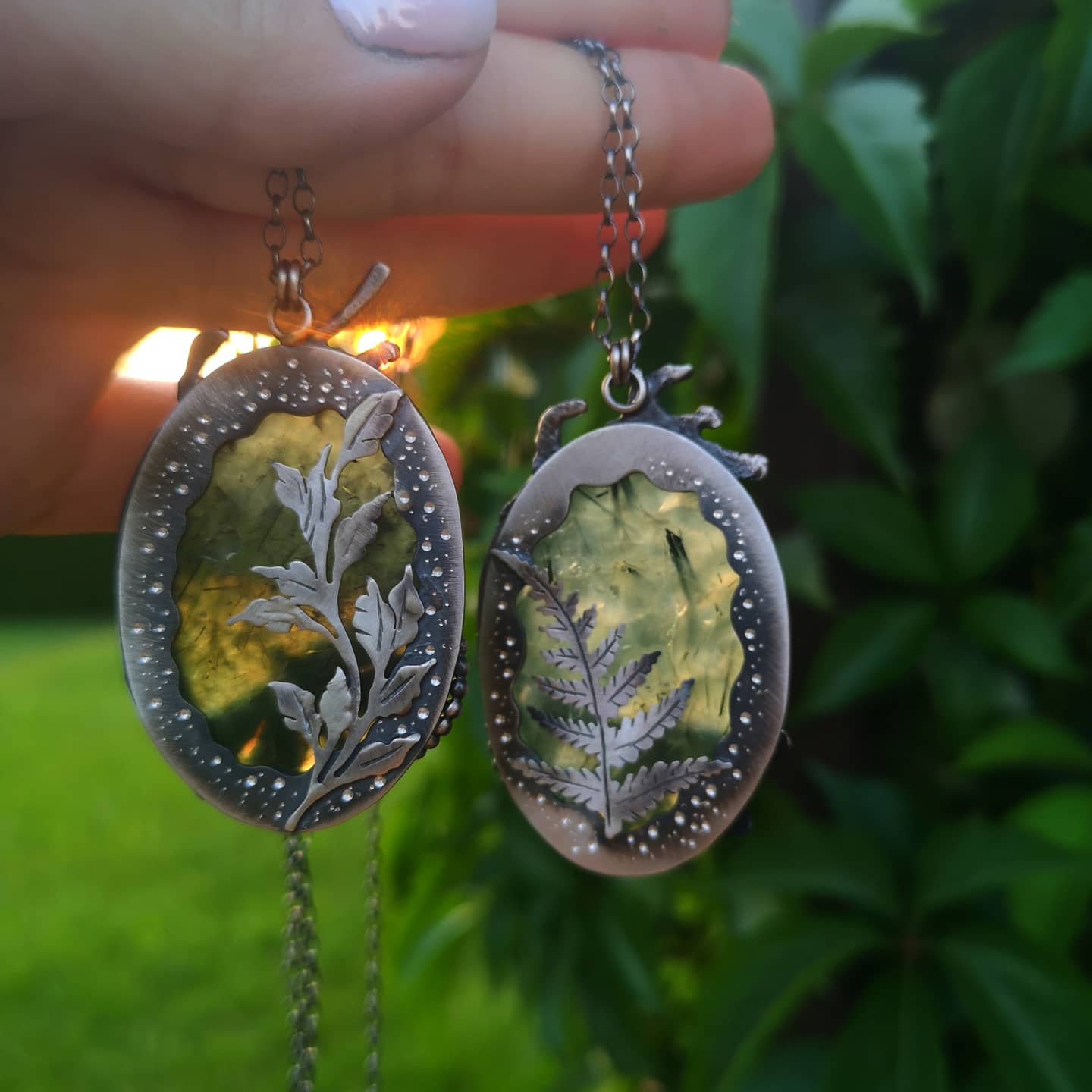 The Green Dragonfly Necklace