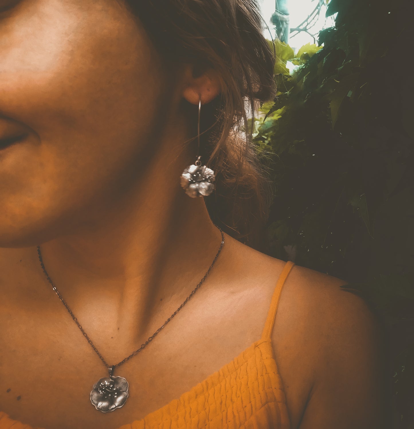 The Hibiscus Earrings