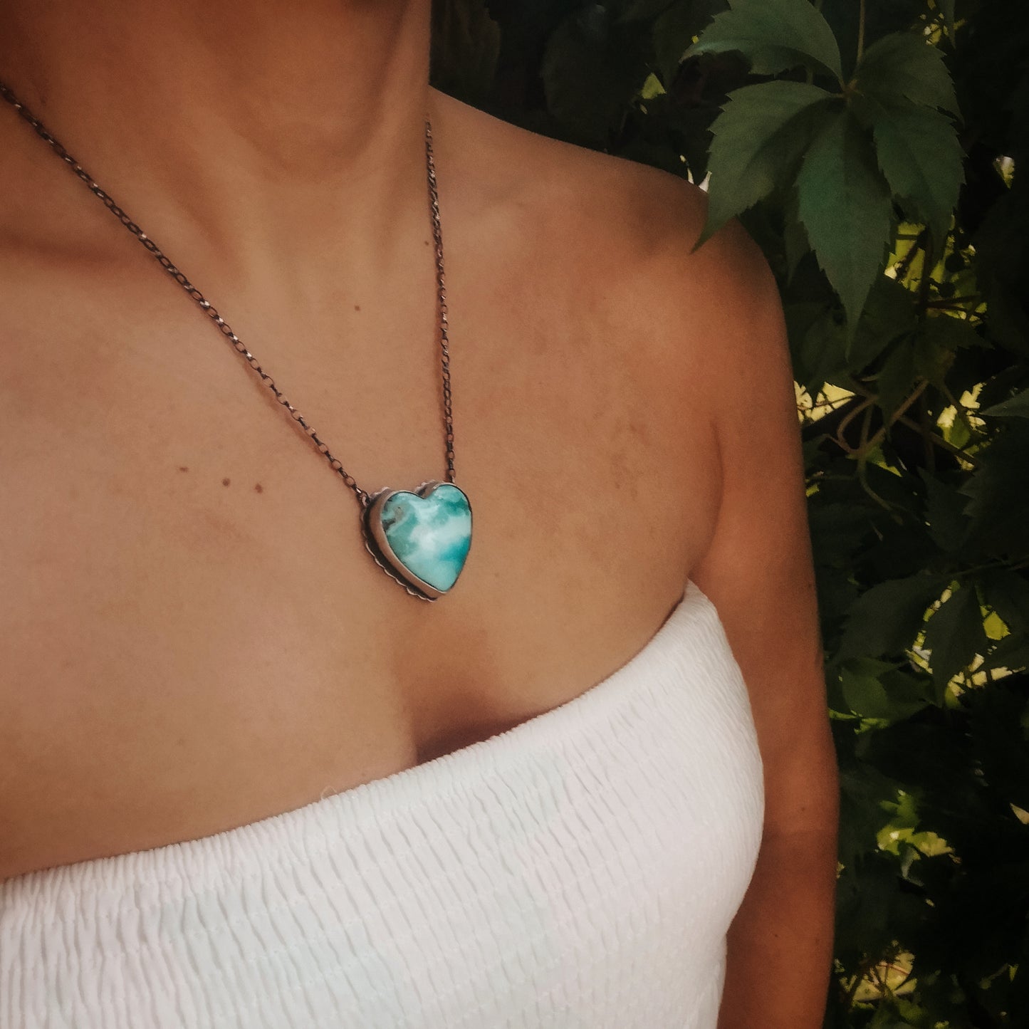 The Larimar & Dolphin Necklace No2