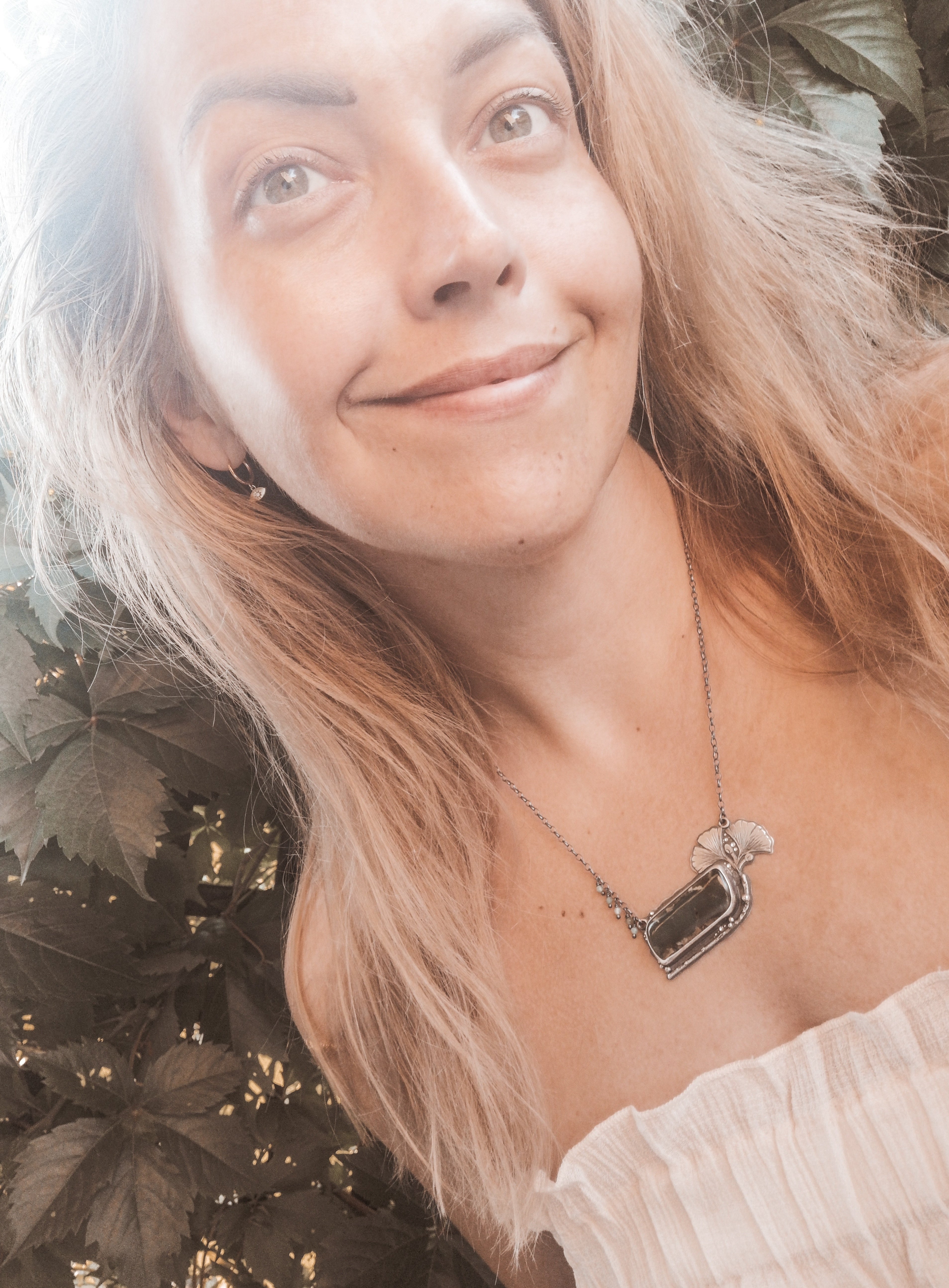The Gingko & Chrysoprase Necklace
