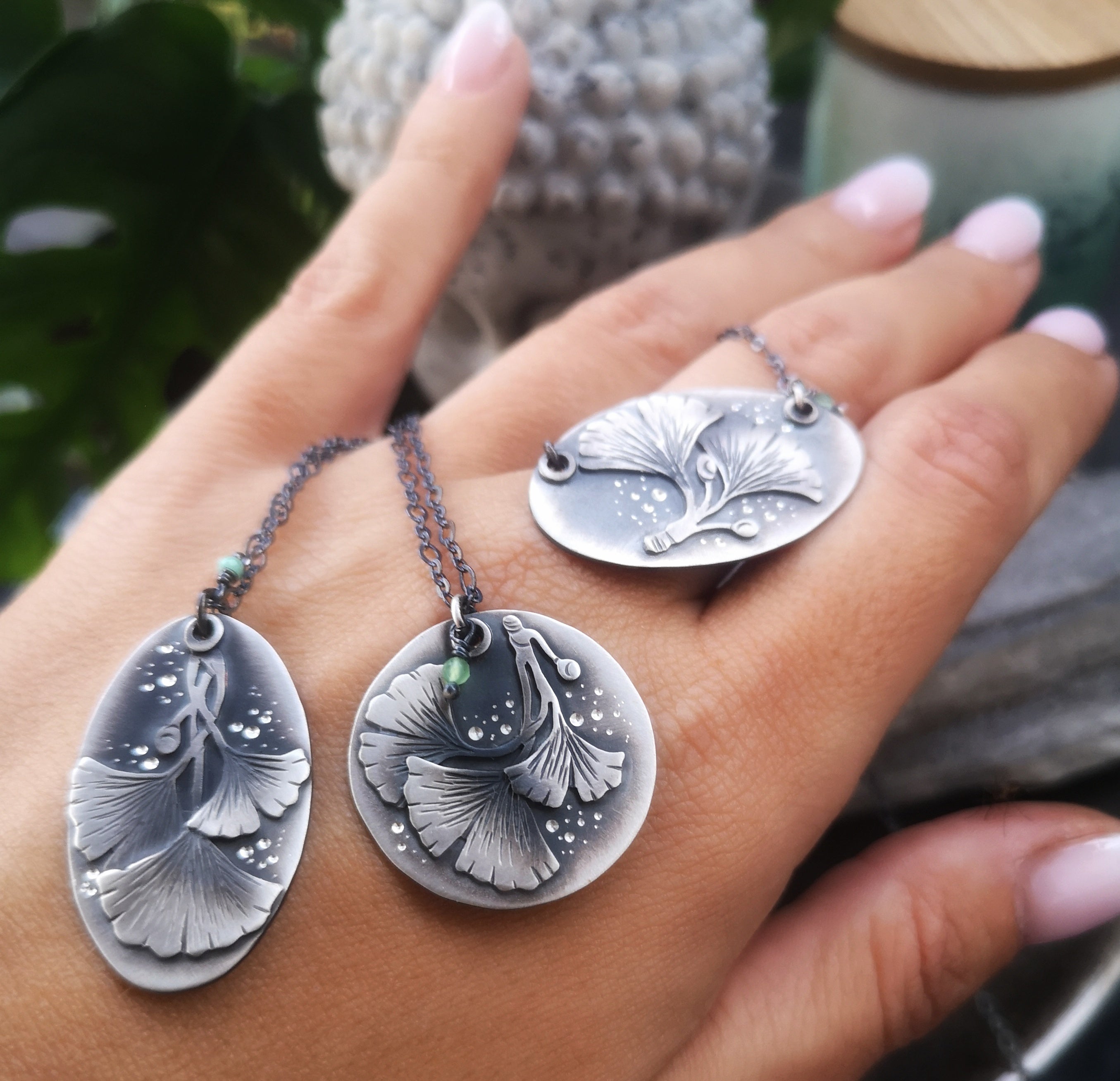 The Gingko Necklace No3