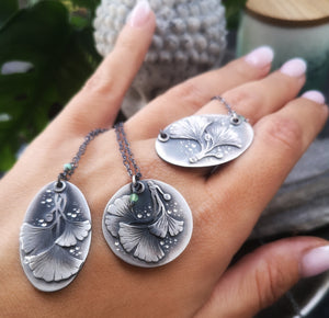 The Gingko Necklace No3