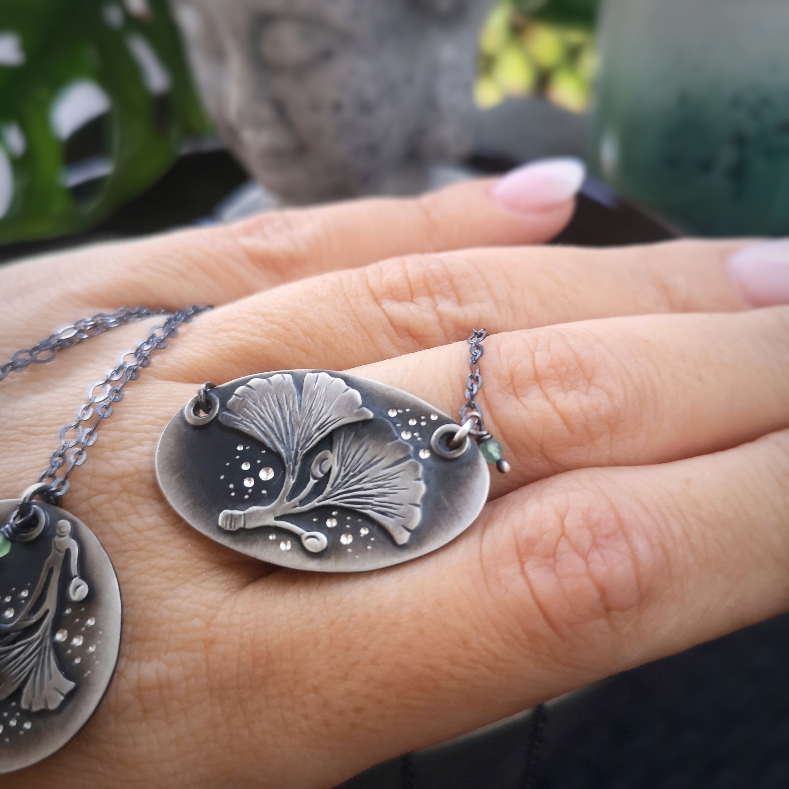 The Gingko Necklace No2
