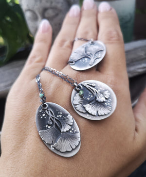 The Gingko Necklace No1