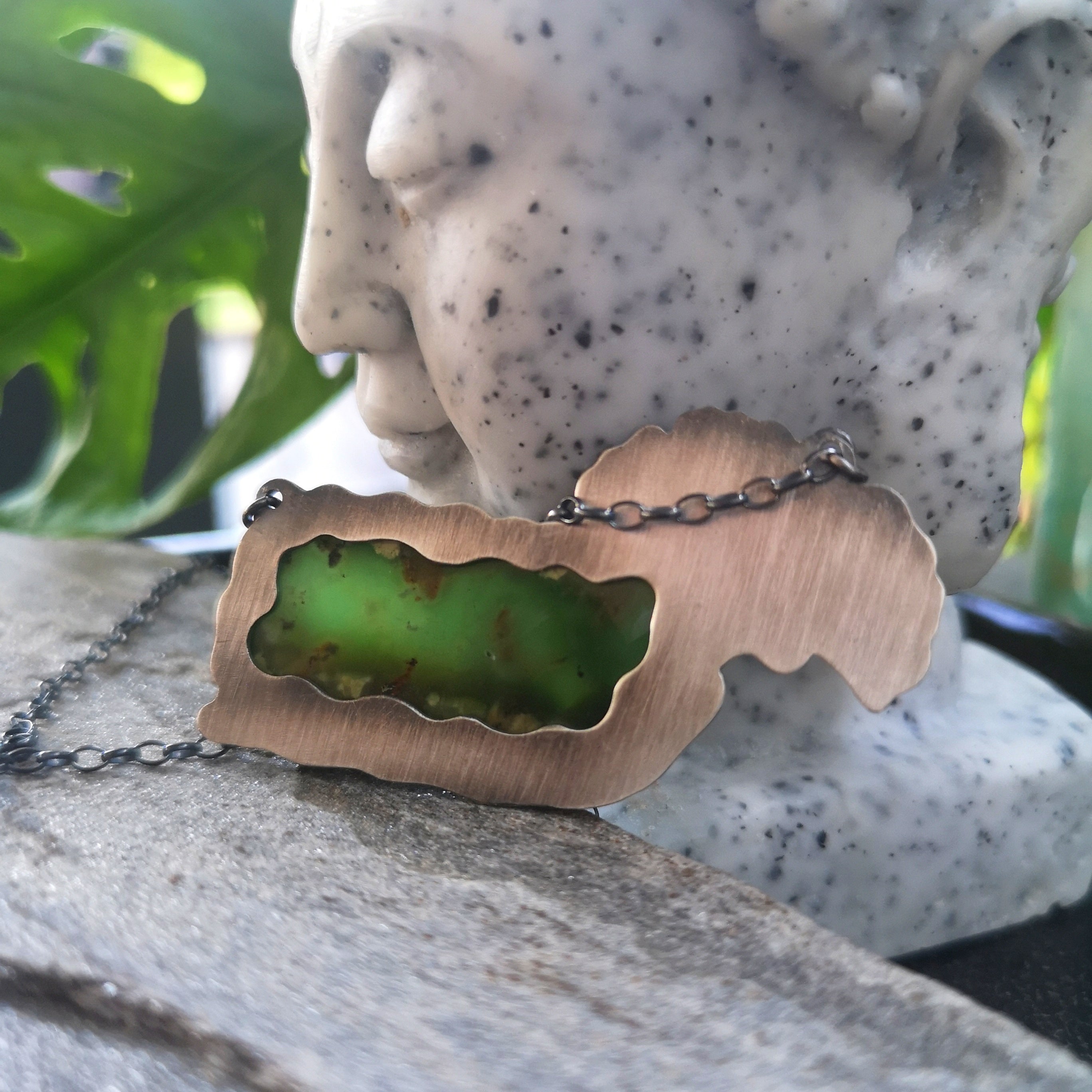 The Gingko & Chrysoprase Necklace