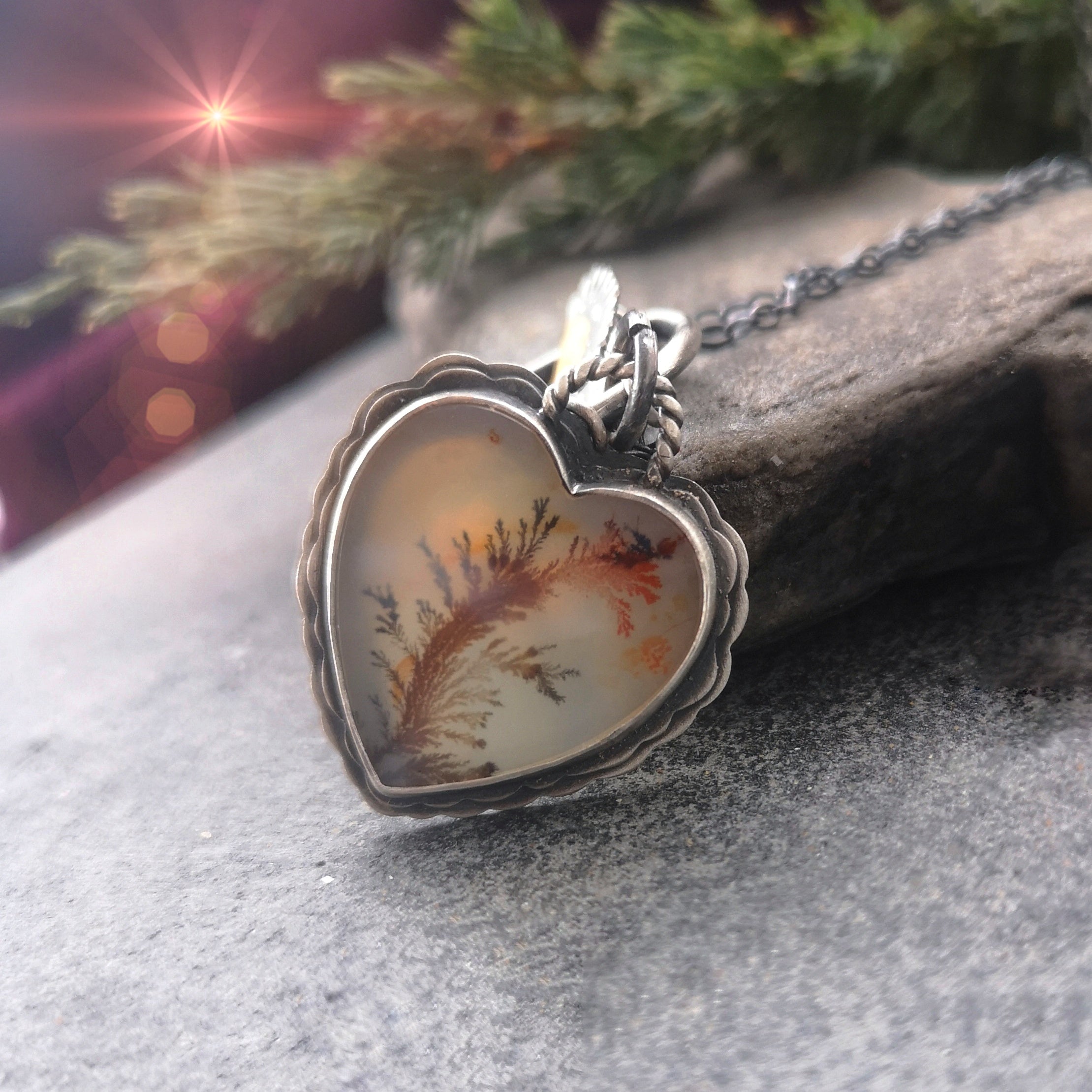 The Hawk's Heart Necklace - Keum Boo Necklace