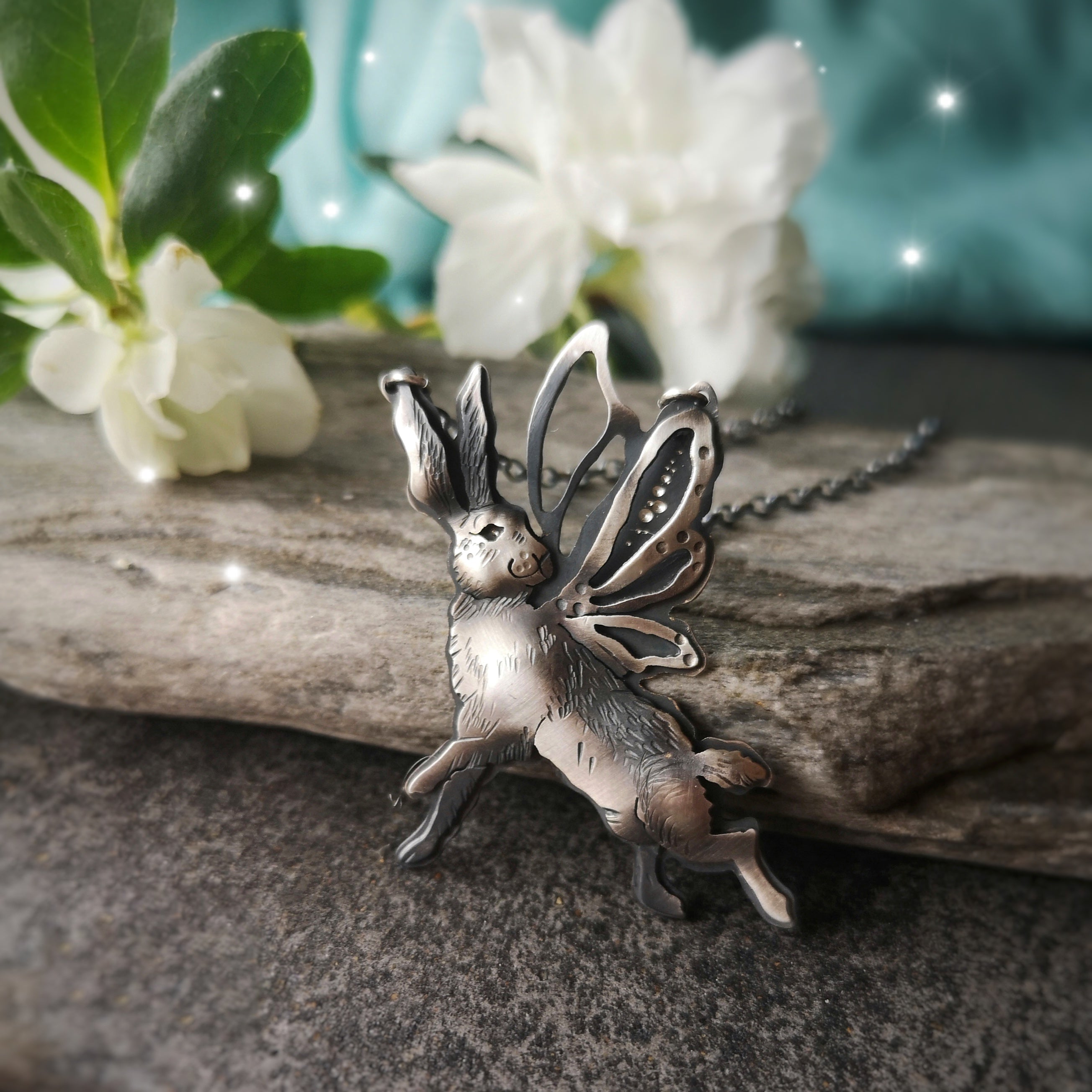The Winged Hare Necklace