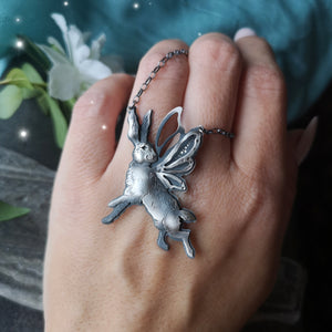 The Winged Hare Necklace