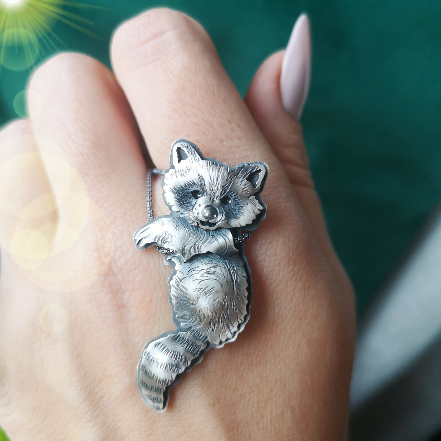 The Baby Raccoon Necklace