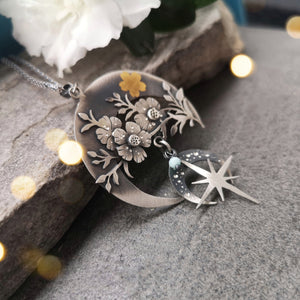 The Blooming Moon Goddess Necklace