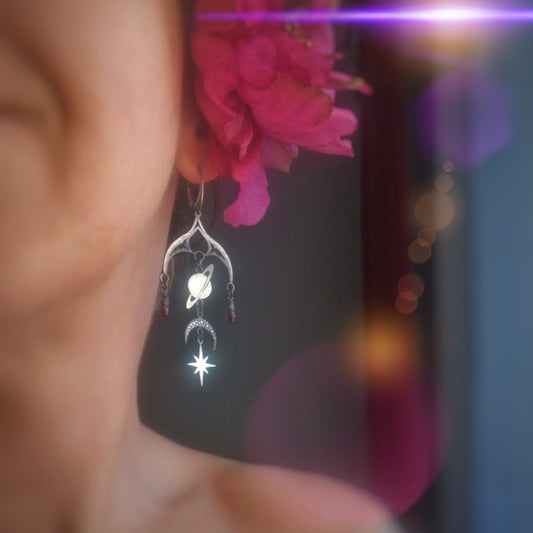 The Universe Love Mobile Earrings