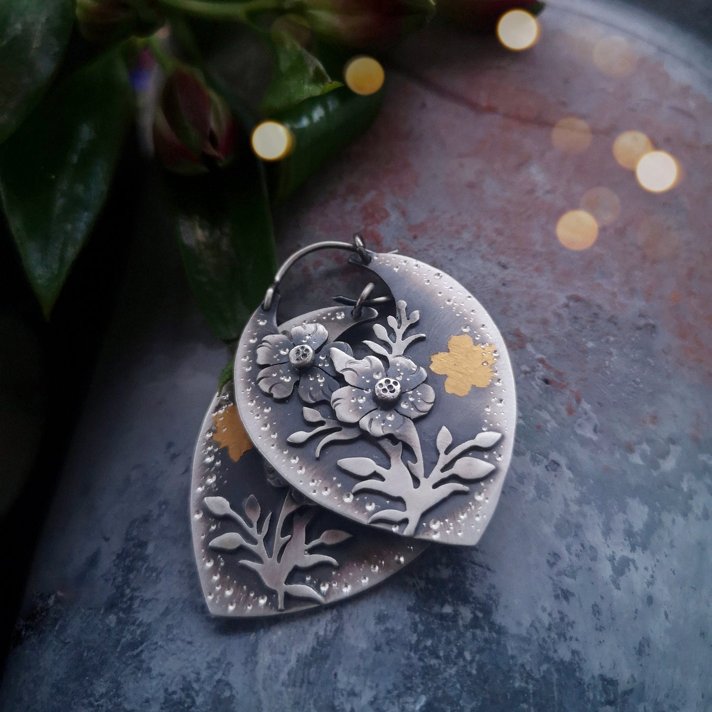 Spring Blossom Earrings II - Keum Boo Earrings