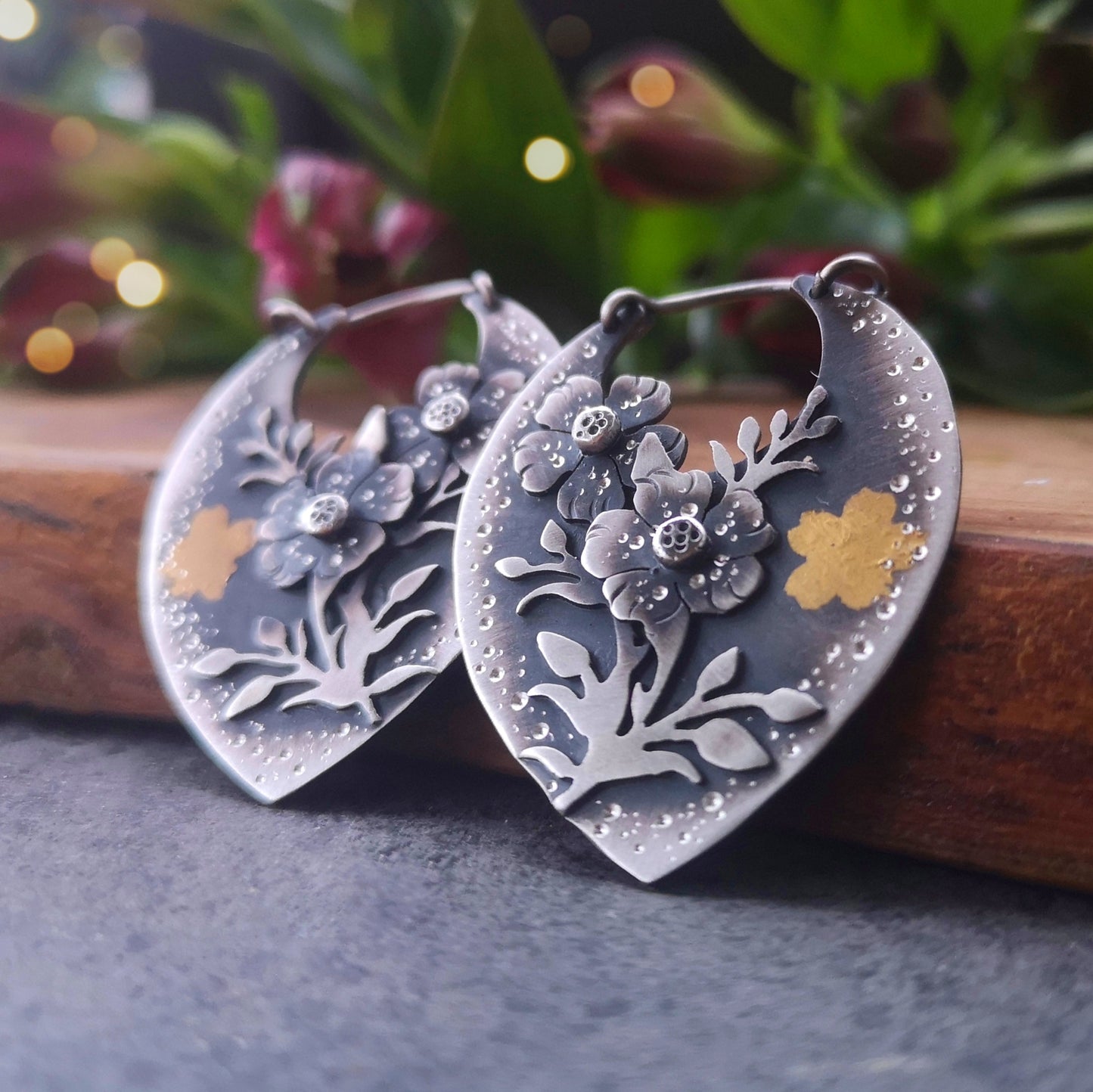 Spring Blossom Earrings II - Keum Boo Earrings